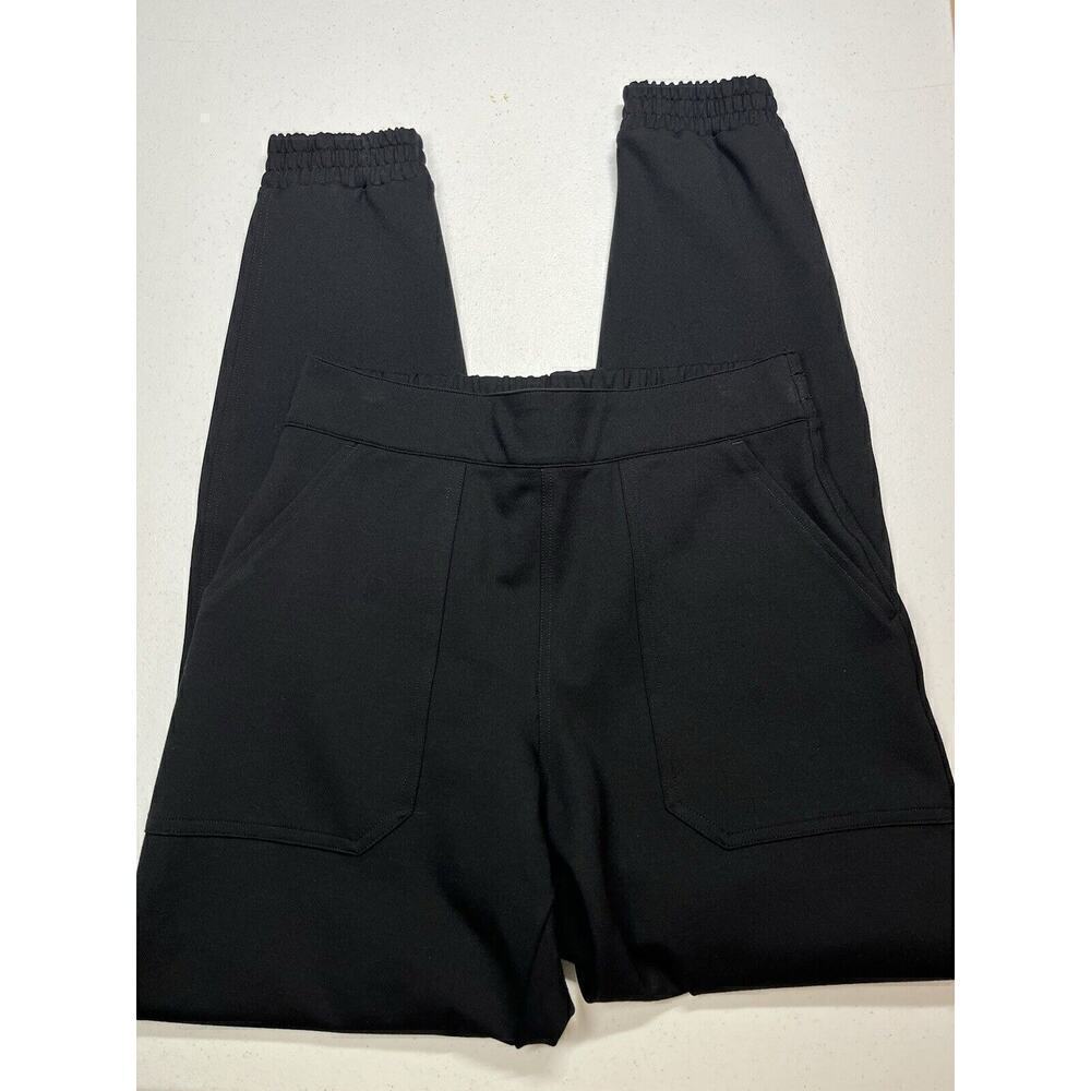 SPANX Women's The Perfect Jogger Pants Sz M Black Pull On Elastic Waist